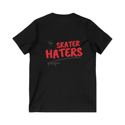 Skater Haters Womens Short Sleeve V-Neck Tee