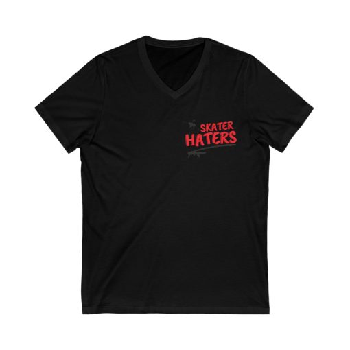 Skater Haters Womens Short Sleeve V-Neck Tee