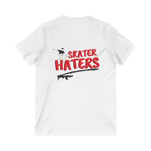 Skater Haters Womens Short Sleeve V-Neck Tee