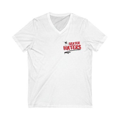 Skater Haters Womens Short Sleeve V-Neck Tee