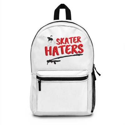 Skater Haters Backpack - White Black